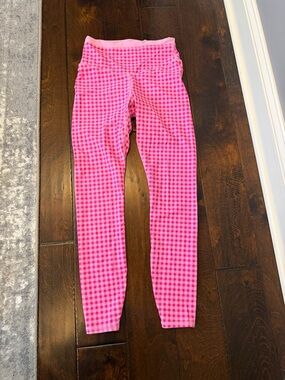 Joy Lab Pink Gingham Leggings